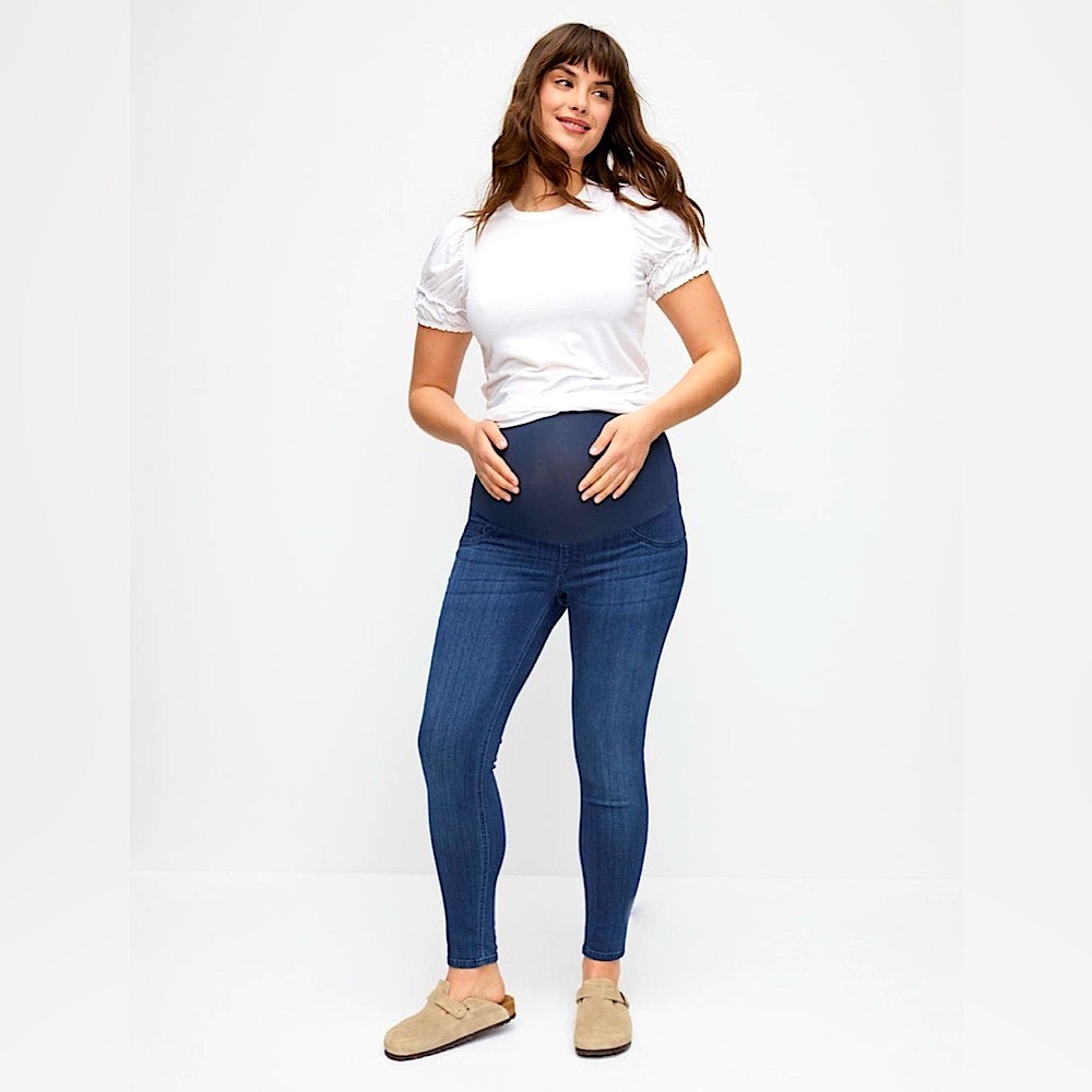 Motherhood Maternity Indigo Secret Fit Belly Stretch Maternity Jegging, Size S.